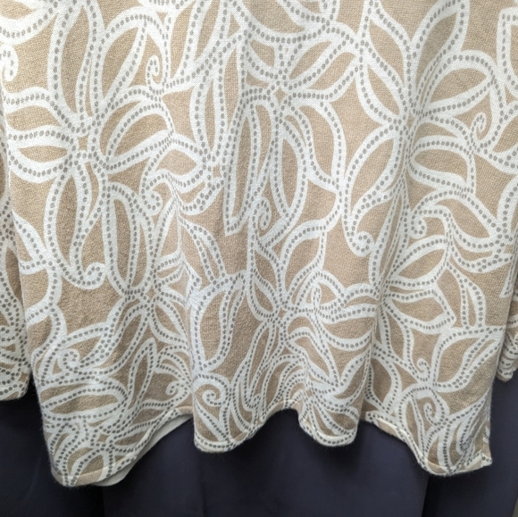 Studio Works Abstract Print Scoop Neck Sweater Sz 3X - Picture 8 of 11